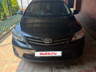 2012 Toyota Corolla X (E140, E150) Рестайлинг, чёрный, 1100000 рублей, вид 1