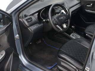 2013 Kia Rio 4-speed III, голубой, 830000 рублей, вид 5