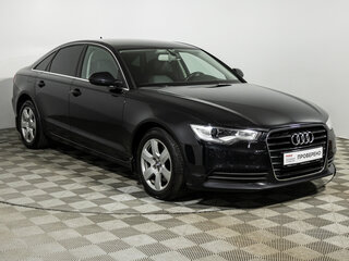 2013 Audi A6 IV (C7), чёрный, 1399700 рублей, вид 3