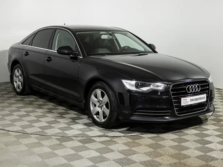 2013 Audi A6 IV (C7), чёрный, 1399700 рублей, вид 3