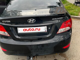 2011 Hyundai Solaris I, чёрный, 550000 рублей, вид 3