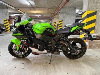 2021 Kawasaki ZX-10R Ninja, зелёный, 1800000 рублей, вид 3