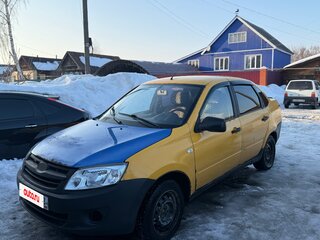 2014 Lada (ВАЗ) Granta I, жёлтый, 133000 рублей, вид 1