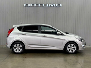 2014 Hyundai Solaris I Рестайлинг, серебристый, 1047000 рублей, вид 4