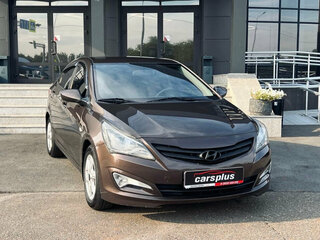 2016 Hyundai Solaris I Рестайлинг, коричневый, 850000 рублей, вид 4