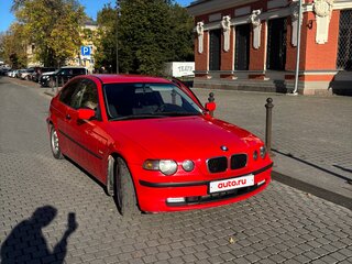 2002 BMW 3 серии Compact 316i IV (E46) Рестайлинг, красный, 550000 рублей, вид 2