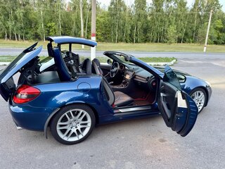 2008 Mercedes-Benz SLK-Класс 350 II (R171) Рестайлинг, синий, 1550000 рублей, вид 5