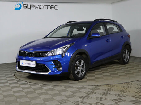 2021 Kia Rio X IV Рестайлинг, синий, 1599990 рублей, вид 1