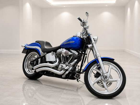 2005 Harley-Davidson Softail Standard, синий, 870000 рублей