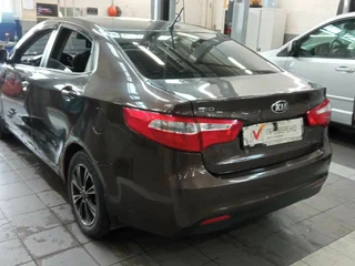 2014 Kia Rio 6-speed III, коричневый, 480000 рублей, вид 4