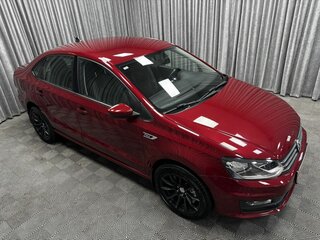 2019 Volkswagen Polo V Рестайлинг, красный, 1184000 рублей, вид 4