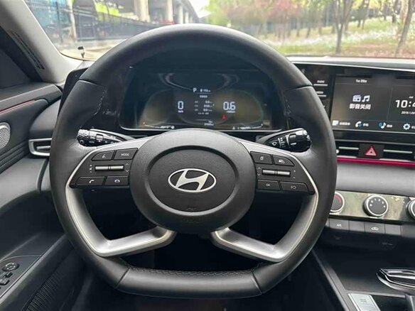 2023 Hyundai Elantra VII (CN7) Рестайлинг, синий, 1176000 рублей - вид 6