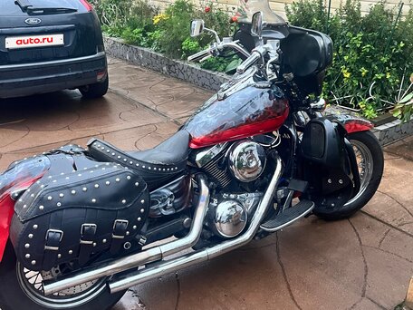 1996 Kawasaki VN1500 Vulcan, чёрный, 450000 рублей, вид 3