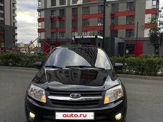 2013 Lada (ВАЗ) Granta I, чёрный, 670000 рублей, вид 4
