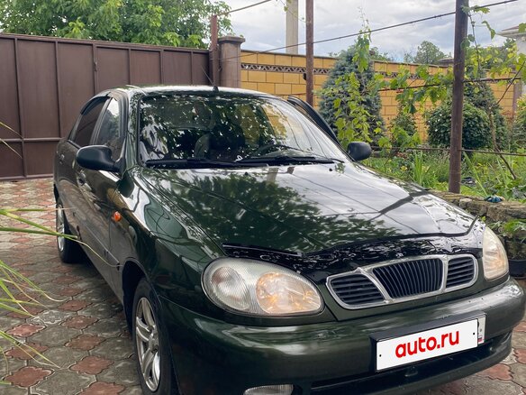 2006 Daewoo Lanos, зелёный, 350000 рублей - вид 3
