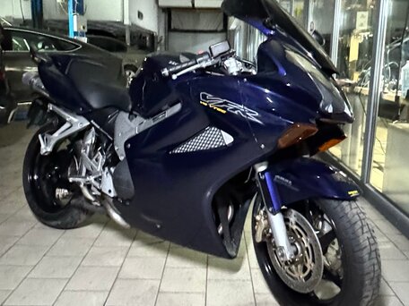 2002 Honda VFR 800, синий, 650000 рублей, вид 2
