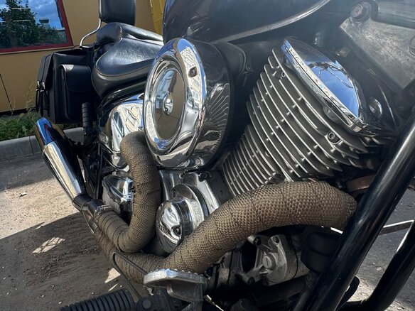 2005 Yamaha XVS1100, серый, 504900 рублей - вид 14