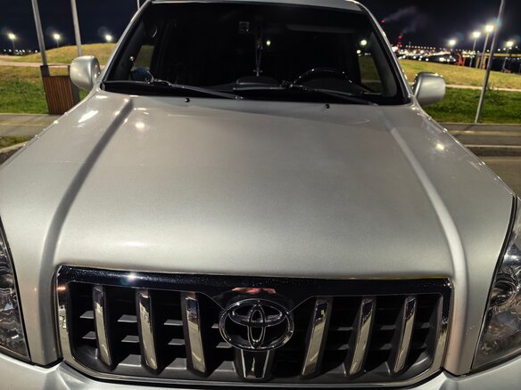2008 Toyota Land Cruiser Prado 5-speed 120 Series Рестайлинг, серебристый, 2500000 рублей - вид 11