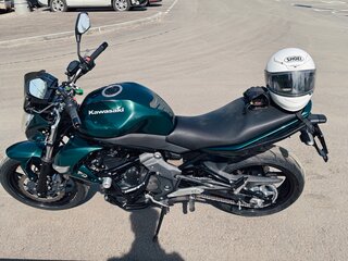 2010 Kawasaki ER-6N, зелёный, 340000 рублей, вид 5