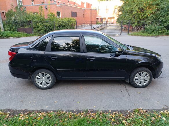 2022 Lada (ВАЗ) Granta Euro-2 I Рестайлинг, чёрный, 575000 рублей - вид 1