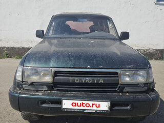 1997 Toyota Land Cruiser 80 Series Рестайлинг, зелёный, 1200000 рублей, вид 1