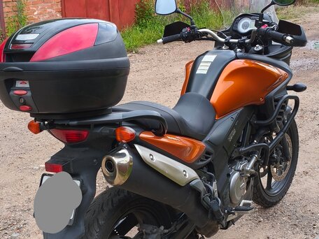 2013 Suzuki V-Strom DL 650, жёлтый, 800000 рублей, вид 4