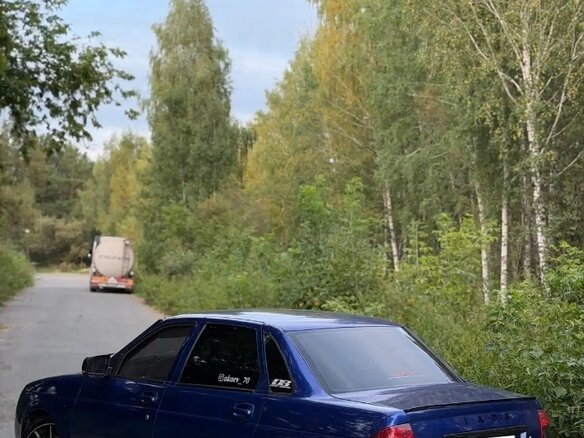 2008 Lada (ВАЗ) Priora I, синий - вид 5