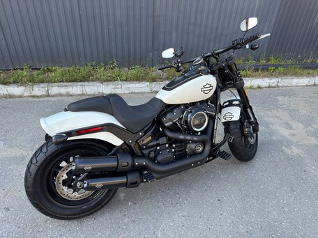 2018 Harley-Davidson Fat Bob, белый, 1600000 рублей, вид 3
