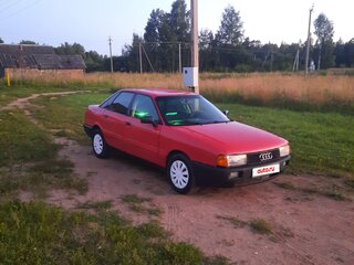 1991 Audi 80 V (B4), красный, 180000 рублей, вид 3