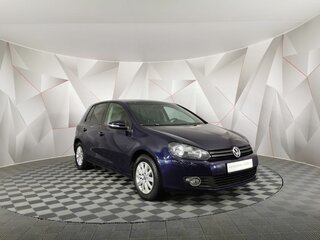 2012 Volkswagen Golf VI, синий, 499150 рублей, вид 3