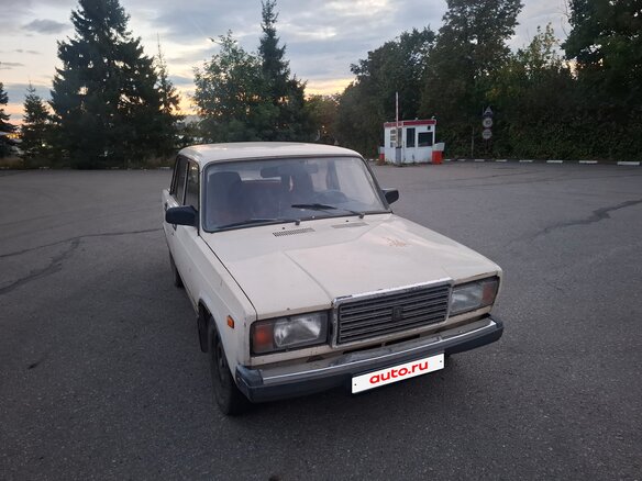 1996 Lada (ВАЗ) 2107, бежевый - вид 2