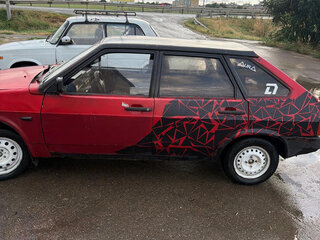 1995 Lada (ВАЗ) 2109, пурпурный, 35000 рублей, вид 4