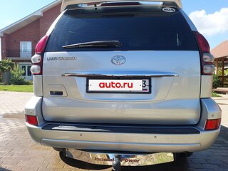2008 Toyota Land Cruiser Prado 5-speed 120 Series Рестайлинг, серебристый, 1900000 рублей, вид 4