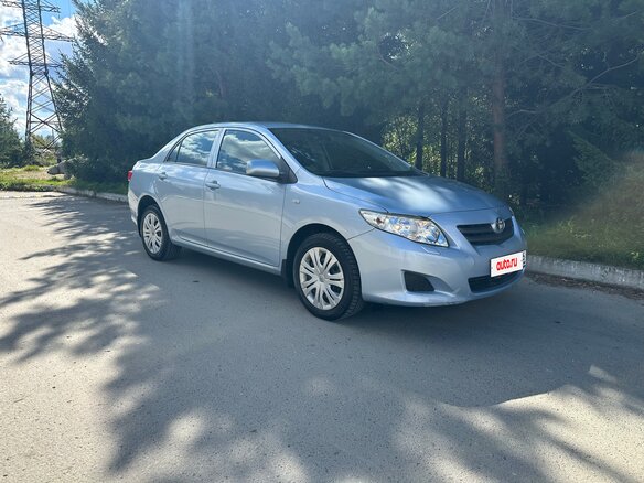 2008 Toyota Corolla X (E140, E150), голубой, 1100000 рублей - вид 6