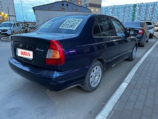 2008 Hyundai Accent ТагАЗ II, синий, 264000 рублей, вид 4