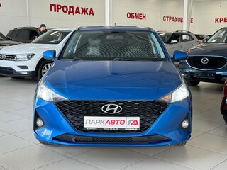 2020 Hyundai Solaris II Рестайлинг, синий, 1565000 рублей, вид 2