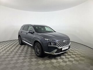 2021 Hyundai Santa Fe IV Рестайлинг, синий, 3140000 рублей, вид 3