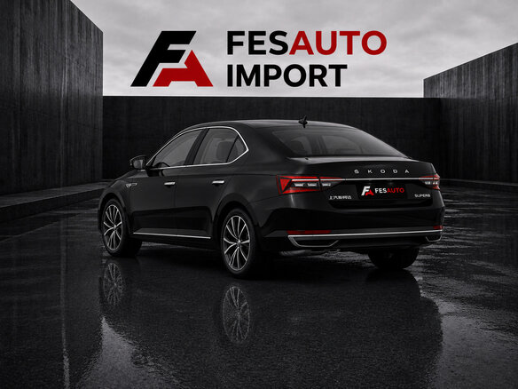 2026 Skoda Superb III Рестайлинг, чёрный - вид 4