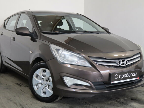 2015 Hyundai Solaris I Рестайлинг, коричневый