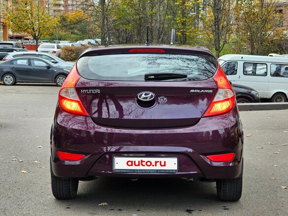 2013 Hyundai Solaris I, фиолетовый, 640000 рублей - вид 11