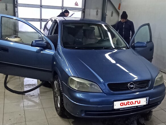 2001 Opel Astra G, серый, 350000 рублей - вид 5