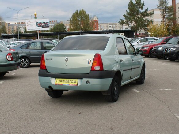 2005 Renault Logan I, голубой, 159000 рублей - вид 1