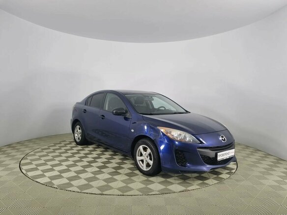 2012 Mazda 3 II (BL) Рестайлинг, синий - вид 3