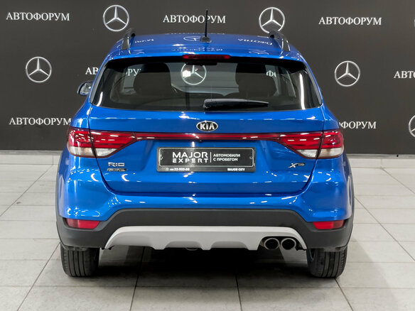 2018 Kia Rio X-Line IV, синий, 1535000 рублей - вид 5