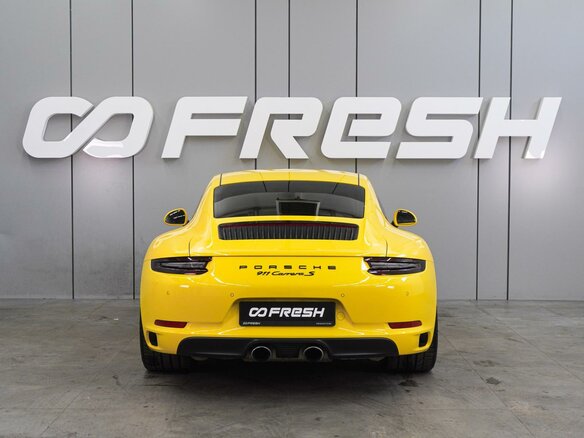 2016 Porsche 911 Carrera S VII (991) Рестайлинг, жёлтый, 7199000 рублей - вид 3
