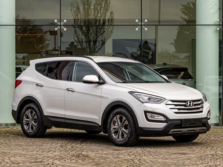 2014 Hyundai Santa Fe III, белый, 1565000 рублей, вид 3