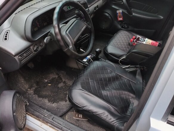 2004 Lada (ВАЗ) 2115, серебристый, 120000 рублей - вид 7