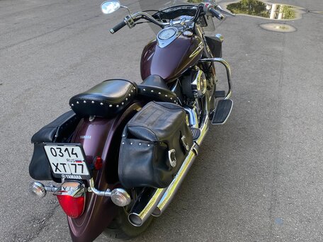 2007 Yamaha XVS1100, красный, 530000 рублей, вид 4