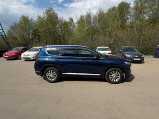 2019 Hyundai Santa Fe IV, синий, 2500000 рублей, вид 4