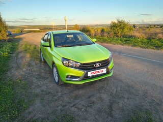 2016 Lada (ВАЗ) Vesta I, зелёный, 699000 рублей, вид 2
